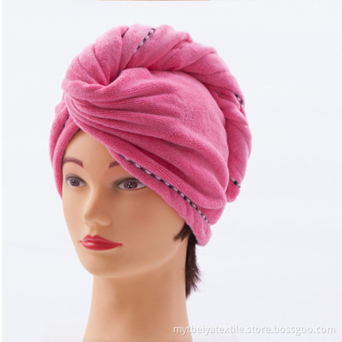 High Quality Microfiber Dry Hair Towel Turban Wholesale